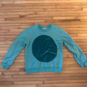 Correll Correll Duo Velvet Circle Sweatshirt